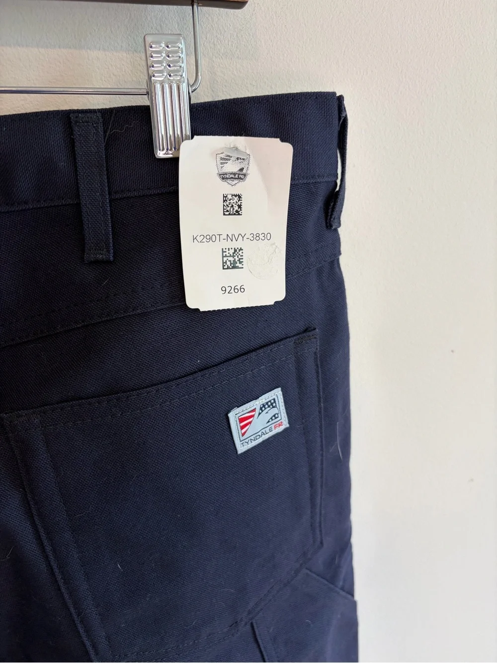 Men's Tyndale FR Navy Work Pants Size 38W 30L NWT